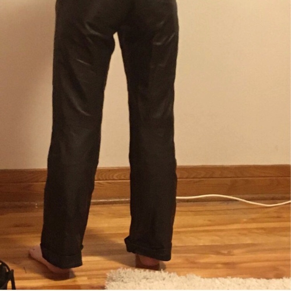 Vintage Laurence Roy high-waisted leather pants - Picture 4 of 10